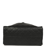 Chanel Medium 25 Hobo Bag Black Caviar Aged Ruthenium Hardware - Thumbnail View 6