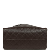 Chanel Medium 25 Hobo Bag Dark Brown Shiny Aged Calfskin Silver Hardware - Thumbnail View 6