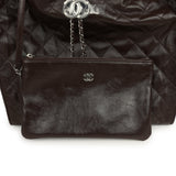 Chanel Medium 25 Hobo Bag Dark Brown Shiny Aged Calfskin Silver Hardware - Thumbnail View 8