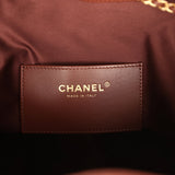 Chanel Medium 25 Hobo Bag Brown Caviar Antique Gold Hardware