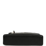 Chanel Top Handle Long Vanity Case with Chain Black Grained Goatskin Gold Hardware - Thumbnail View 6
