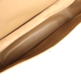 Chanel Maxi "Souplissimo" Small Flap Bag Dark Beige Suede Gold Hardware - Thumbnail View 8