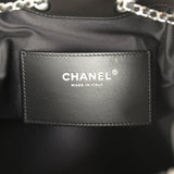 Chanel Small 25 Hobo Bag Black Shiny Aged Crumpled Calfskin Silver Hardware - Thumbnail View 9