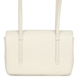 Chanel Mini Preppy Coco Clutch with Straps White Shiny Caviar Brushed Gold Hardware - Thumbnail View 4