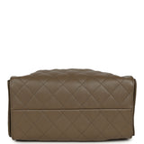 Chanel Small 25 Hobo Bag Dark Khaki Caviar Antique Gold Hardware - Thumbnail View 6