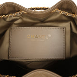 Chanel Small 25 Hobo Bag Dark Khaki Caviar Antique Gold Hardware - Thumbnail View 9