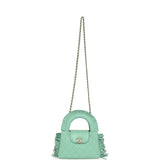 Chanel Small Fringe Kelly Green Lambskin Gold Hardware - Thumbnail View 7