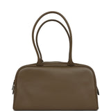 Chanel Large "Perfect Bowling" Bag Dark Khaki Calfskin Gold Hardware - Thumbnail View 4