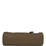 Chanel Large "Perfect Bowling" Bag Dark Khaki Calfskin Gold Hardware - Thumbnail View 6
