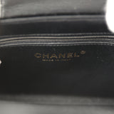 Chanel Small Kelly Shopper Black Velvet Brushed Gold Hardware - Thumbnail View 9