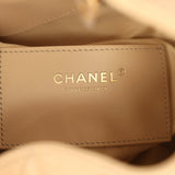 Chanel Medium 25 Hobo Bag Light Beige Caviar Antique Gold Hardware - Thumbnail View 10