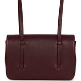 Chanel Mini Preppy Coco Clutch with Straps Dark Burgundy Shiny Caviar Brushed Gold Hardware - Thumbnail View 4