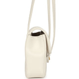 Chanel Mini Preppy Coco Clutch with Straps White Shiny Caviar Brushed Gold Hardware - Thumbnail View 3