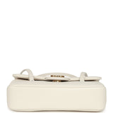 Chanel Mini Preppy Coco Clutch with Straps White Shiny Caviar Brushed Gold Hardware - Thumbnail View 6
