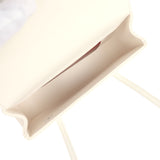 Chanel Mini Preppy Coco Clutch with Straps White Shiny Caviar Brushed Gold Hardware - Thumbnail View 8