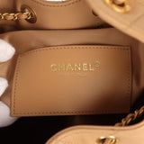 Chanel Medium 25 Hobo Bag Beige Caviar Antique Gold Hardware - Thumbnail View 10