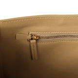 Chanel Maxi "Souplissimo" Large Flap Bag Dark Beige Suede Gold Hardware - Thumbnail View 10