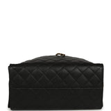 Chanel Medium 25 Hobo Bag Black Caviar Antique Gold Hardware - Thumbnail View 6