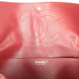 Chanel Maxi "Souplissimo" Large Flap Bag Dark Burgundy Caviar Silver Hardware - Thumbnail View 10