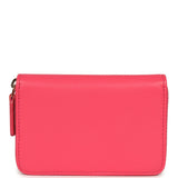 Chanel CC Zipped Wallet Fuchsia Shiny Caviar Light Gold Hardware - Thumbnail View 5
