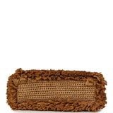 Chanel Small Fringe Kelly Dark Beige Raffia Wood and Light Gold Hardware - Thumbnail View 5