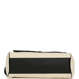 Chanel Small "Urban Essential" East West Shopping Tote Black Calfskin and White Tweed Boucle Gold Hardware - Thumbnail View 6