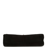 Chanel Maxi "Souplissimo" Large Flap Bag Black Suede Gold Hardware - Thumbnail View 6