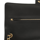 Chanel Maxi "Souplissimo" Large Flap Bag Black Suede Gold Hardware - Thumbnail View 8