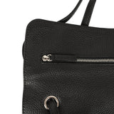 Chanel Maxi "Souplissimo" Small Flap Bag Black Grained Calfskin Silver Hardware - Thumbnail View 7