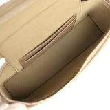 Chanel Chevron Top Handle Long Vanity Case with Chain Dark Khaki Shiny Caviar Silver Hardware - Thumbnail View 8