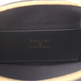 Chanel Round Clutch with Chain Dark Blue Denim Light Gold Hardware - Thumbnail View 8