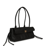 Chanel Small "Urban Essential" East West Shopping Tote Black Caviar Gold Hardware - Thumbnail View 2