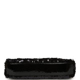 Pre-owned Chanel Medium Striped Reissue Flap Bag Black, Silver Sequin and Patent Silver Hardware - Thumbnail View 6