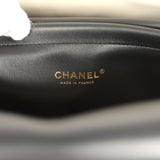 Chanel XXL "Urban Essential" Shopping Tote Black Calfskin and Multi Tweed Gold Hardware - Thumbnail View 10