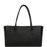 Chanel Small Cerf Shopping Bag Black Calfskin Gold Hardware - Thumbnail View 4