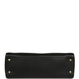 Chanel Small Cerf Shopping Bag Black Calfskin Gold Hardware - Thumbnail View 6