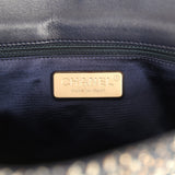Chanel Small Westminster Pearl Flap Bag Black, Gold, White Tweed Brushed Gold Hardware - Thumbnail View 9