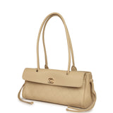 Chanel Small "Urban Essential" East West Shopping Tote Light Beige Caviar Gold Hardware - Thumbnail View 5