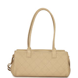 Chanel Small "Urban Essential" East West Shopping Tote Light Beige Caviar Gold Hardware - Thumbnail View 4