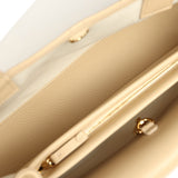 Chanel Small "Urban Essential" East West Shopping Tote Light Beige Caviar Gold Hardware - Thumbnail View 9