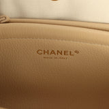 Chanel Small "Urban Essential" East West Shopping Tote Light Beige Caviar Gold Hardware - Thumbnail View 10