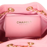 Chanel Mini 25 Hobo Bag Pink Caviar Antique Gold Hardware - Thumbnail View 9