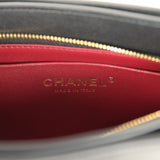 Chanel "Chic Studs" Clutch Bag Black Lambskin Gold Hardware - Thumbnail View 11