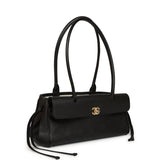 Chanel Small "Urban Essential" East West Shopping Tote Black Caviar Gold Hardware - Thumbnail View 2