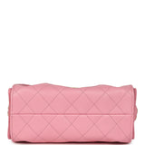 Chanel Mini 25 Hobo Bag Pink Caviar Antique Gold Hardware - Thumbnail View 6