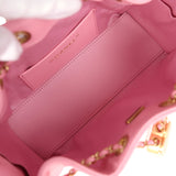 Chanel Mini 25 Hobo Bag Pink Caviar Antique Gold Hardware - Thumbnail View 8