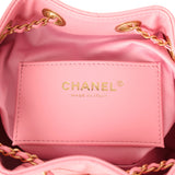 Chanel Mini 25 Hobo Bag Pink Caviar Antique Gold Hardware - Thumbnail View 9