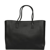 Chanel Large Cerf Shopping Bag Black Calfskin Gold Hardware - Thumbnail View 4