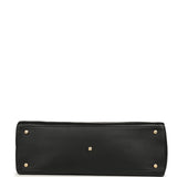 Chanel Large Cerf Shopping Bag Black Calfskin Gold Hardware - Thumbnail View 6