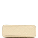 Chanel Small Kelly Shopper Light Beige Shiny Aged Calfskin Brushed Gold Hardware - Thumbnail View 6